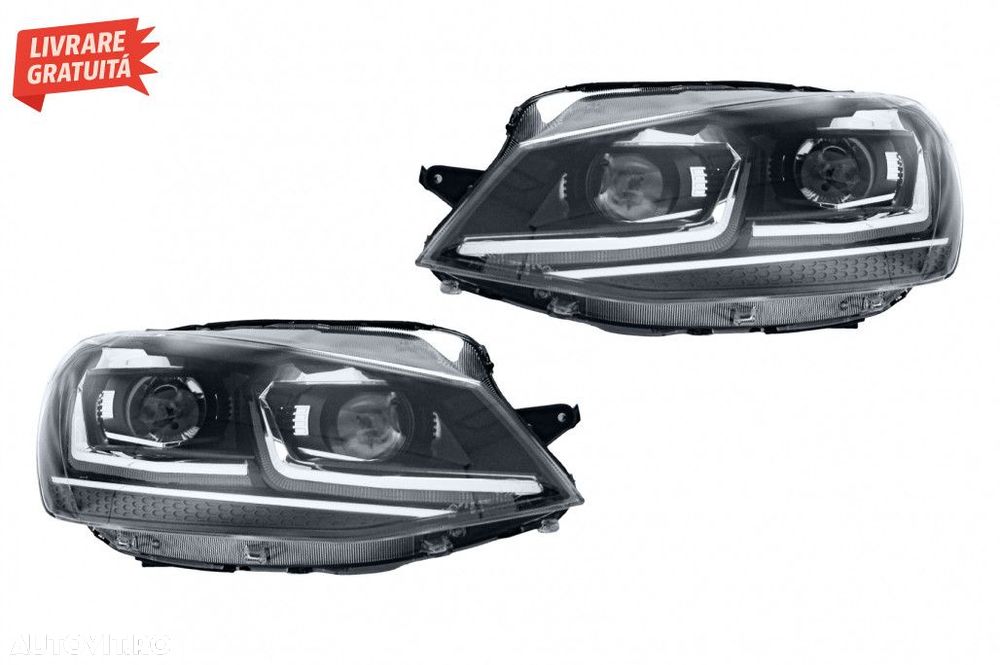 Faruri LED DRL VW Golf 7 VII (2012-2017) Semnal Static - 1