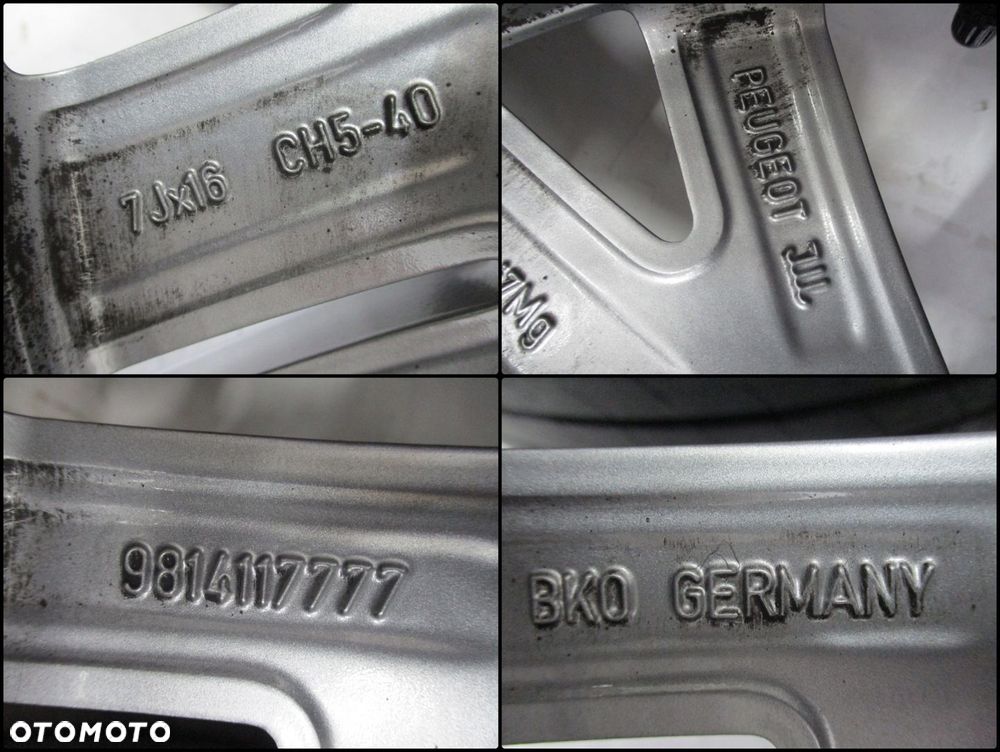 Koła felgi opony PEUGEOT 508 II 9814117777 18r R16 - 14