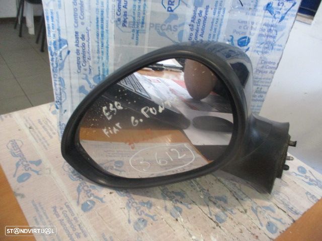 Espelho E3021046 E3011023 FIAT GRANDE PUNTO 3 2008 1.3JTD 75CV 5P CINZENTO ESQ ELETRICO 5 PINOS - 1