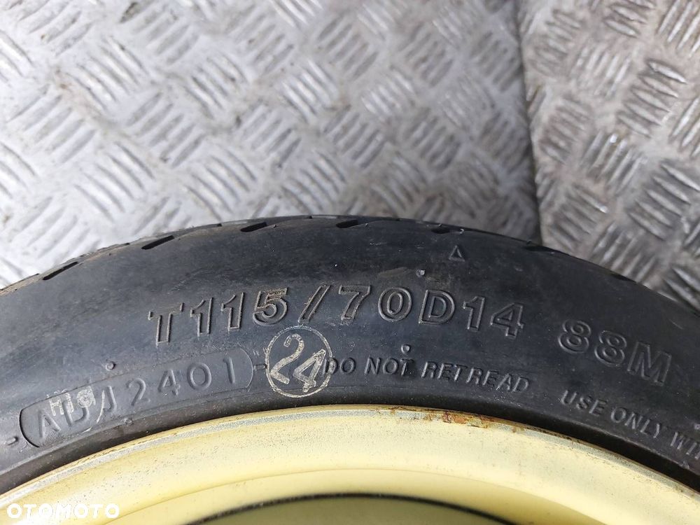 ORGANIZER UCHO + DOJAZDÓWKA 4x100 4Jx14 FI54,1 115/70R14 TOYOTA YARIS I - 7