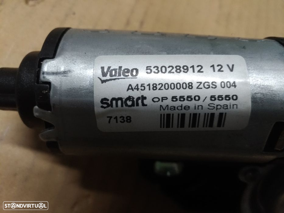 Smart Fortwo 451 3G Motor Limpa Vidros Traseiro - 2