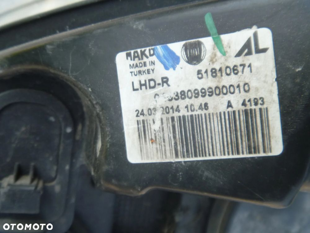 OPEL COMBO D FIAT DOBLO II 2010- LAMPA PRAWA 51810671 - 5