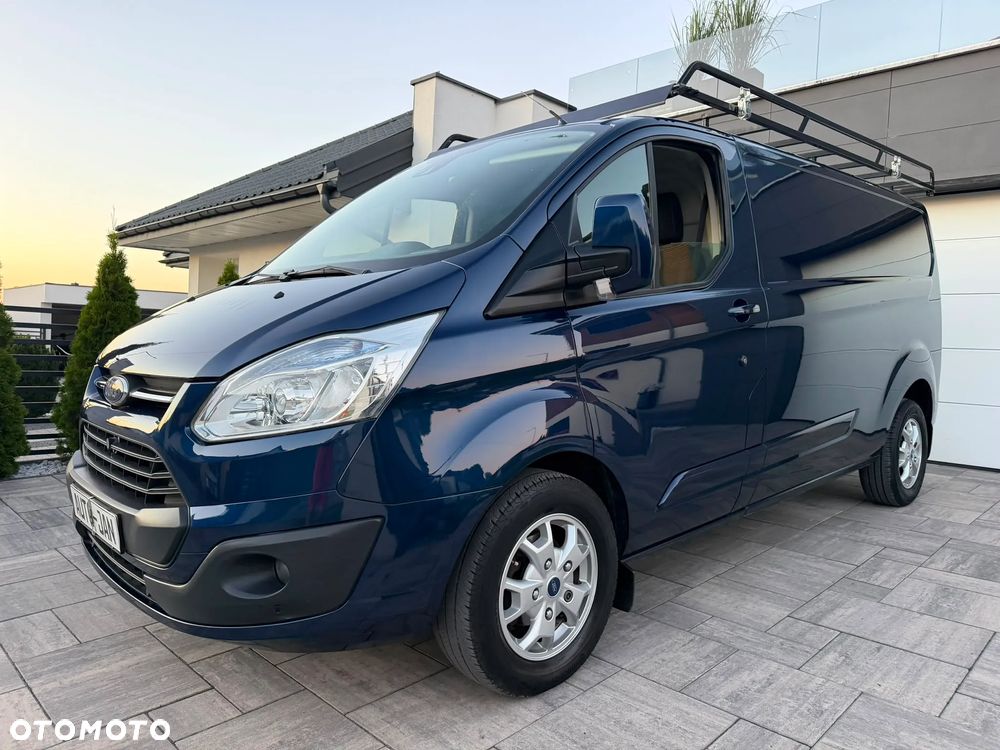 Ford CUSTOM L2H1 Długi Klima Elektryka Navi Tempomat Furgon 3os. 2xPdc Hak - 28