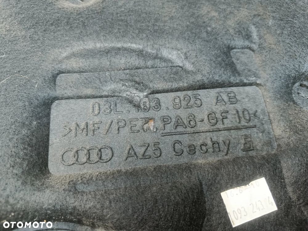 Górna osłona silnika Audi Q5 A5 A4 2.0 TDI pokrywa na silnik 03L103925AB - 15