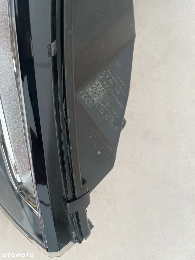 Audi A4 B9 reflektor xenon prawy nowy oryginał 8W0941006 - 3