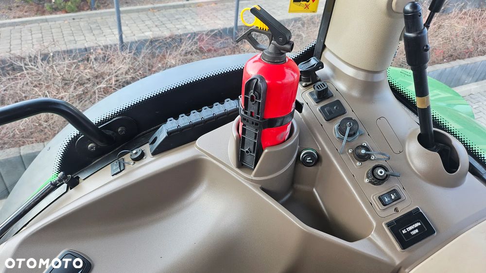 John Deere JD 6215R, 50 km/h, pneumatyka, przedni TUZ, bogata wersja, autentyczny przebieg! - 16