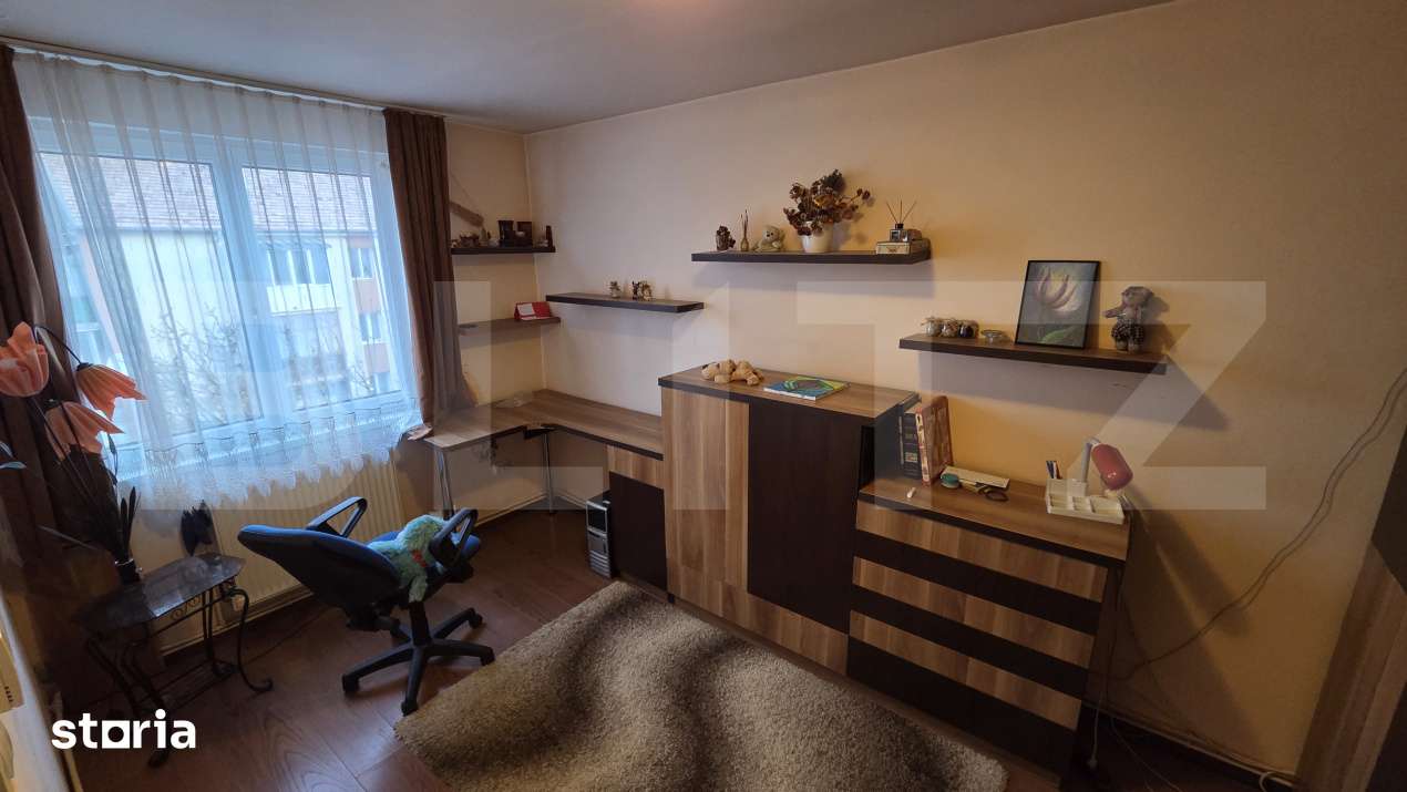 Apartament 57 mp cu balcon si boxa, pozitie excelenta in zona Micro, A — fotografia 3