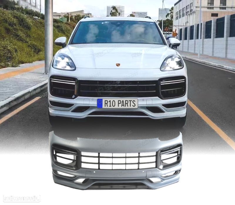 PARA-CHOQUES FRONTAL PORSCHE CAYENNE 18-23 LOOK TURBO - 1