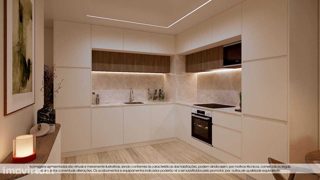 T1 Novo c/ Lugar de Garagem em Mafamude (El Corte Inglés) - Grande imagem: 4/30
