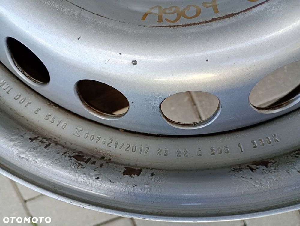 4x felga stalowa ET54 6x130 6.5Jx16H2 R16 mercedes sprinter w907 18-26r A9074014900 - 9