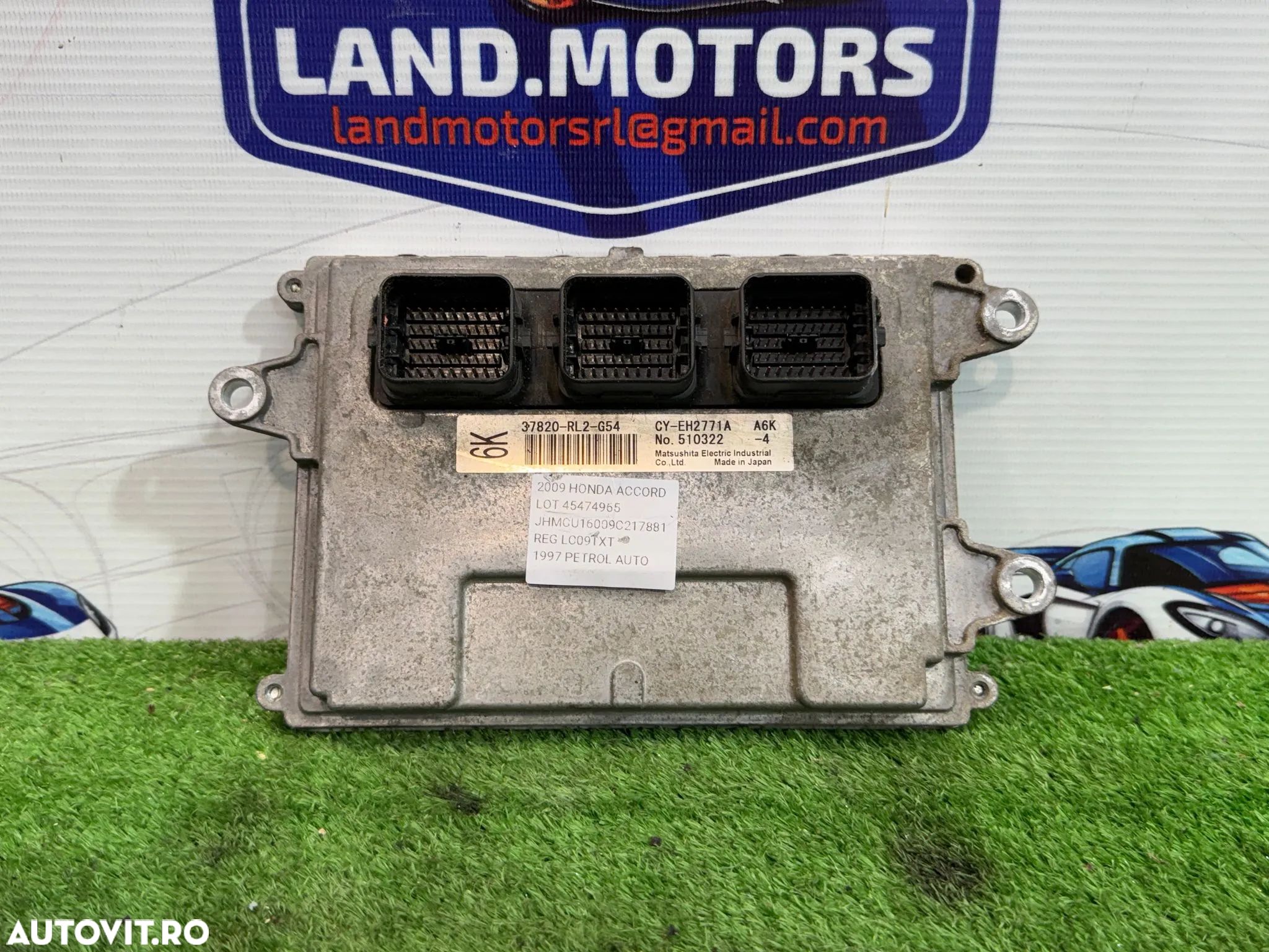 CALCULATOR MOTOR ECU HONDA ACCORD 8 2.0 BENZINA 2009 COD OEM 37820-RL2-G54 2008-2011 - 1