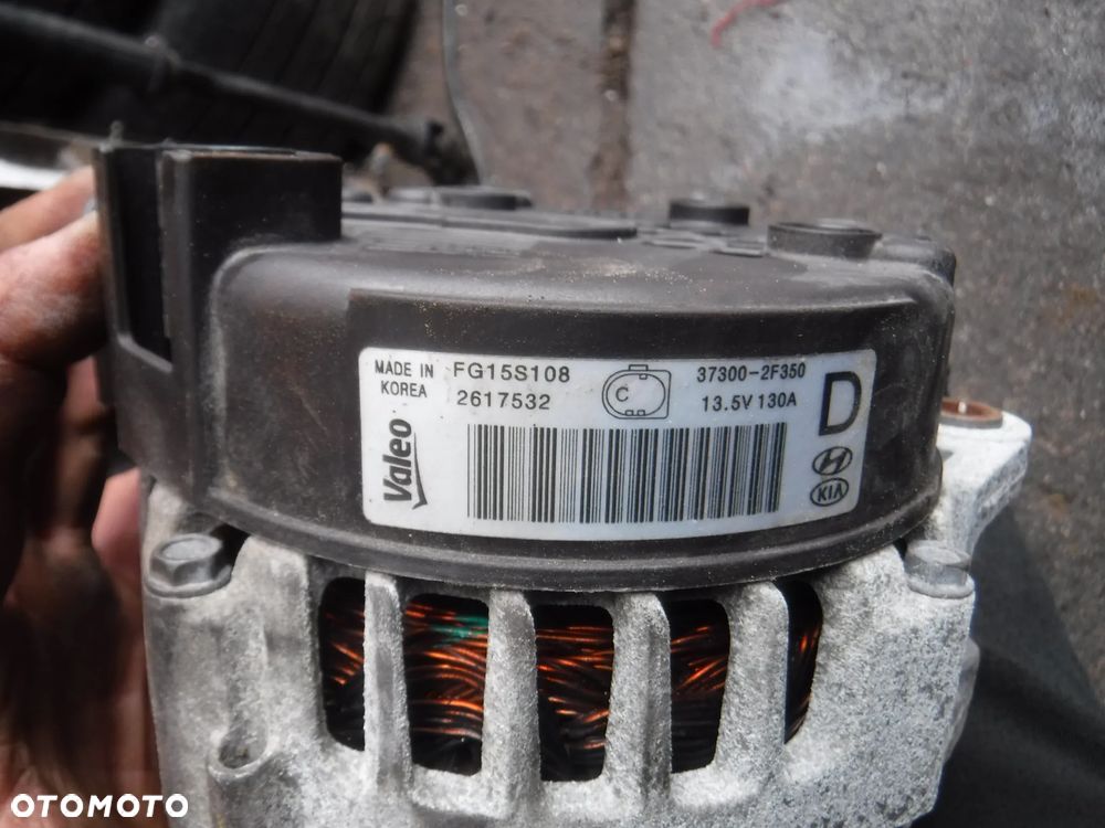 Kia Sportage IV Hyundai Tuscon II alternator 2.0 CRDI 37300-2F350 - 3