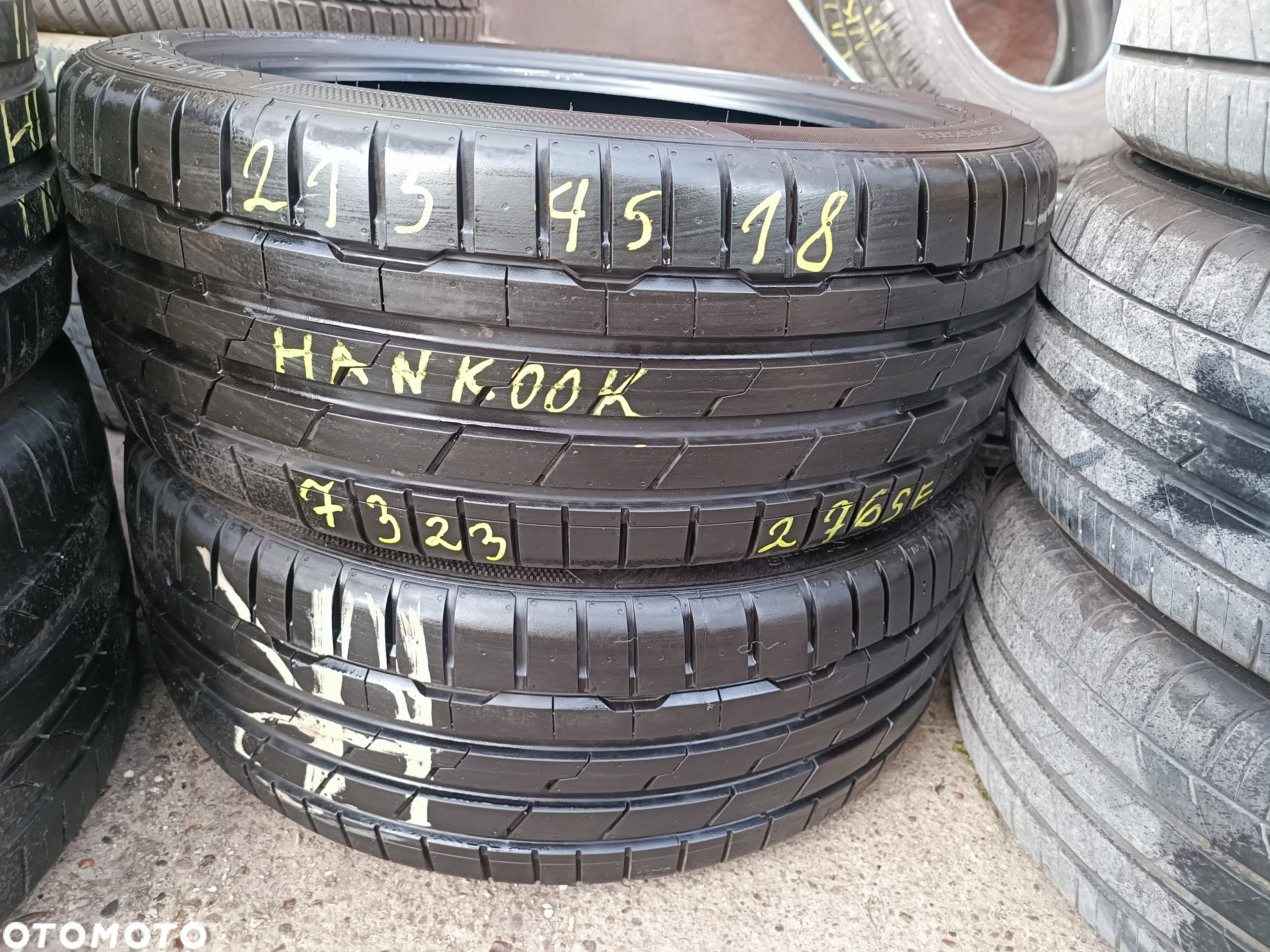 215/45R18 ZR18 93Y XL Opony Letnie Lato Hankook Ventus S1 Evo 3 7,5mm jak Nowe Legnica 23r. ALU-RAD 215/45 - 4