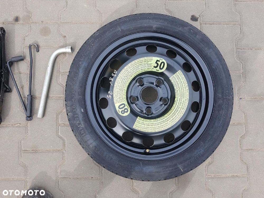 AUDI A3 8V 2012r- GOLF VII 7 LEON III KOŁO DOJAZDOWE 16 5X112 LEWAREK - 3