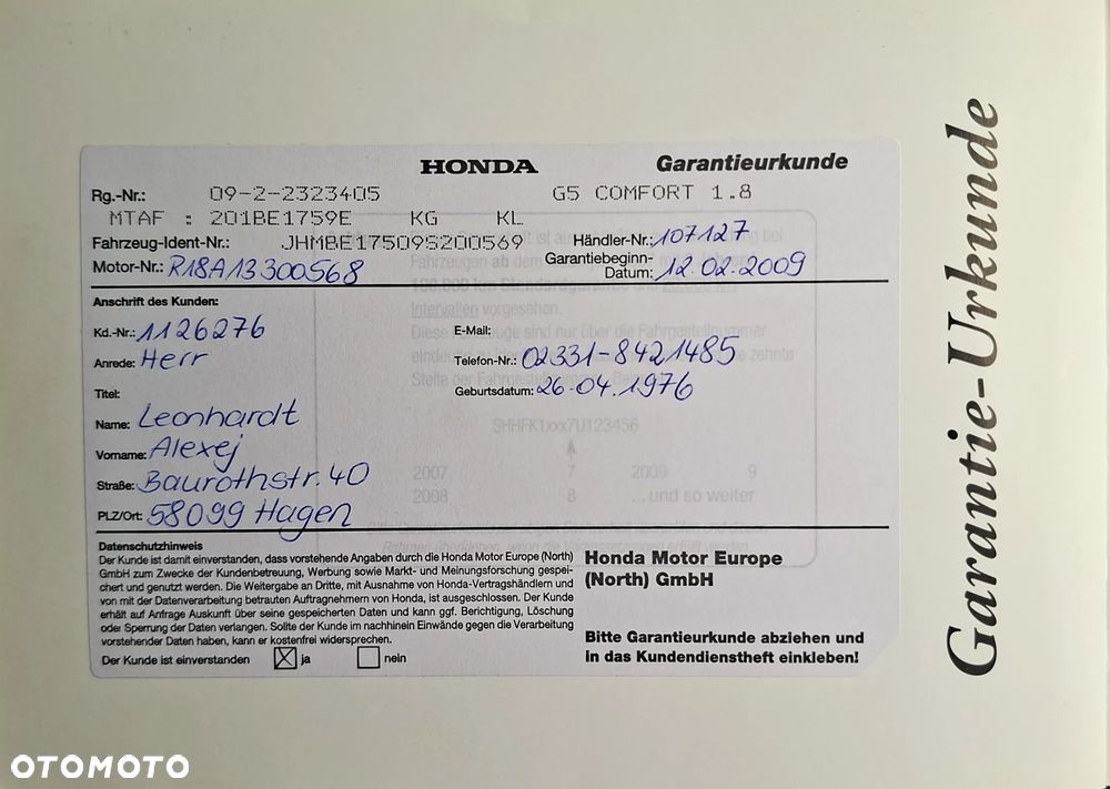 Honda FR-V 1.8 Comfort - 16
