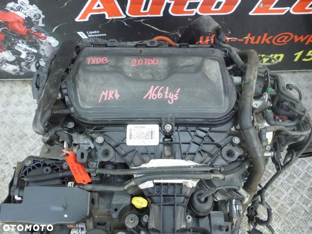 SILNIK KOMPLETNY FORD MK4 2.0 TDCI TXDB 166 TYS - 2