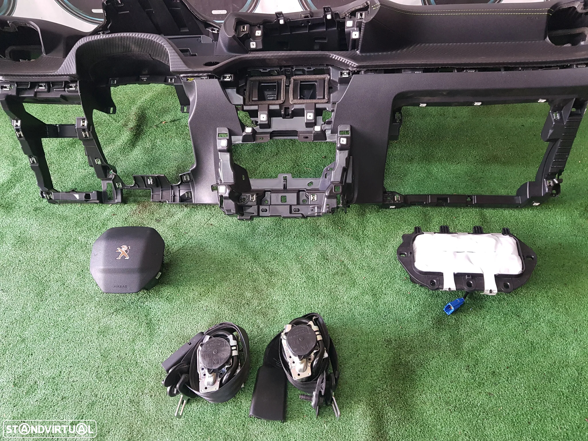 Conjunto Kit de Airbag Tablier Peugeot 208 II 2008 II 2019-2023 - 2