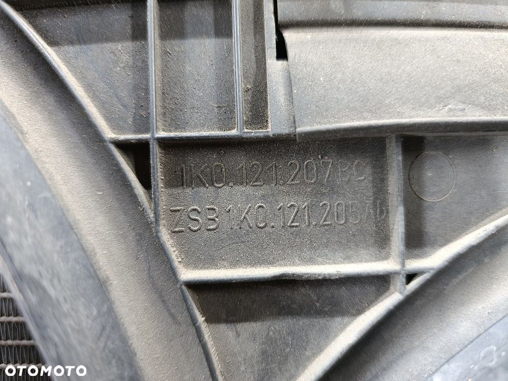 ZESTAW CHŁODNIC Z WENTYLATOREM SKODA SUPERB II 1K0121251DM 1K0121207BC - 11