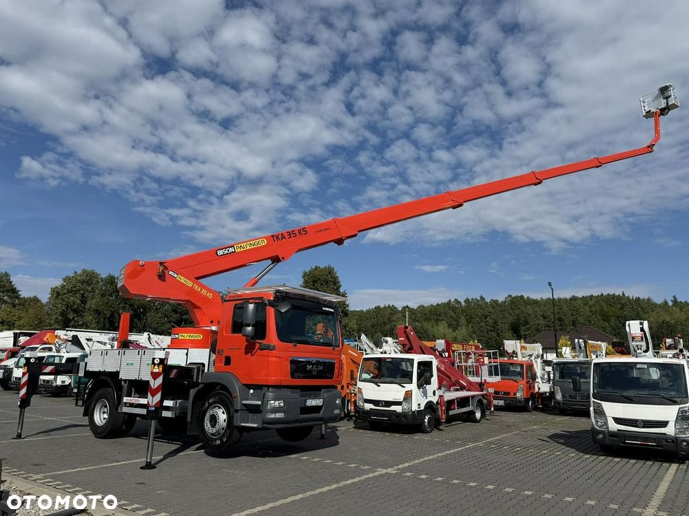 MAN TGM 18.340 Zwyżka BISON Palfinger 35 KS Podnośnik Koszowy - 9