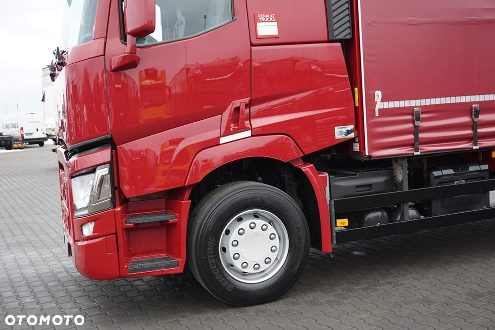 Renault T 380 / ACC / E 6 / FIRANKA + WINDA / 20 PALET / DŁ. 8,2 M / OŚ SKRĘTNA - 38