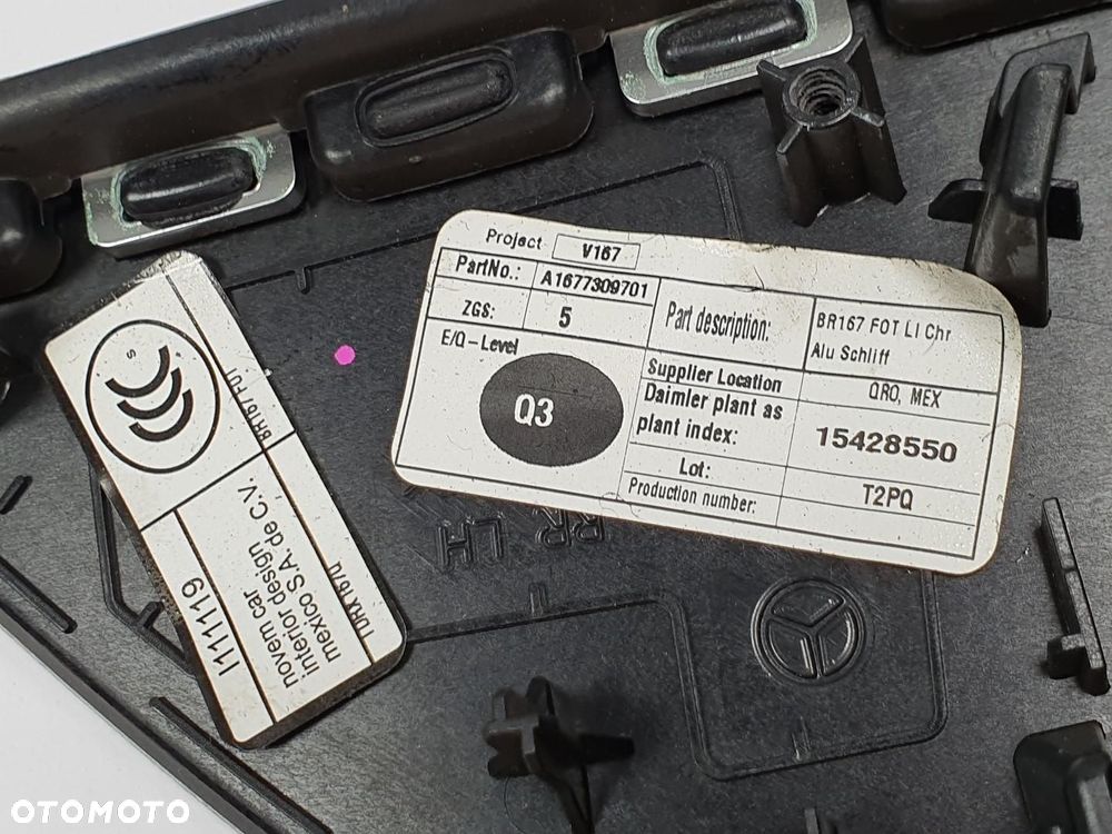 MASKOWNICA GŁOŚNIKA DRZWI TYŁ MERCEDES GLE W167 - 7