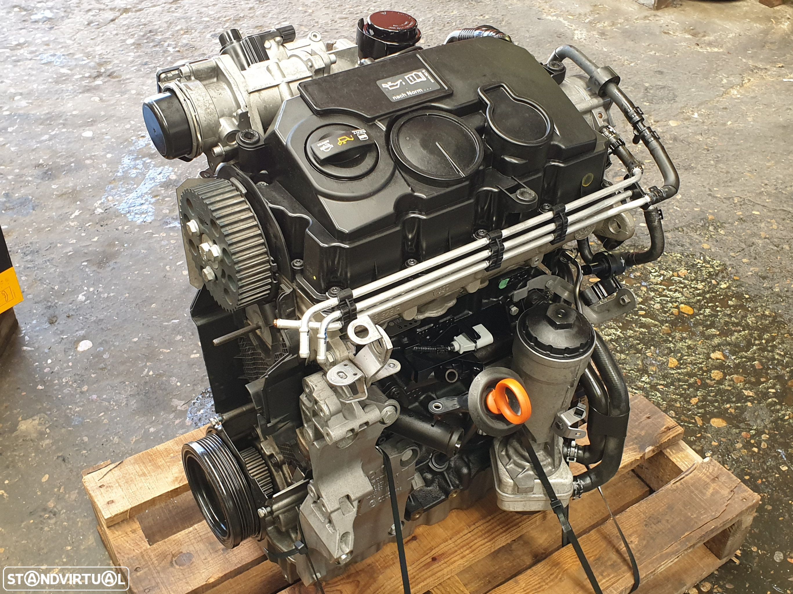 Motor VW Caddy III 1.9 TDI - ref.ª BSU - 1
