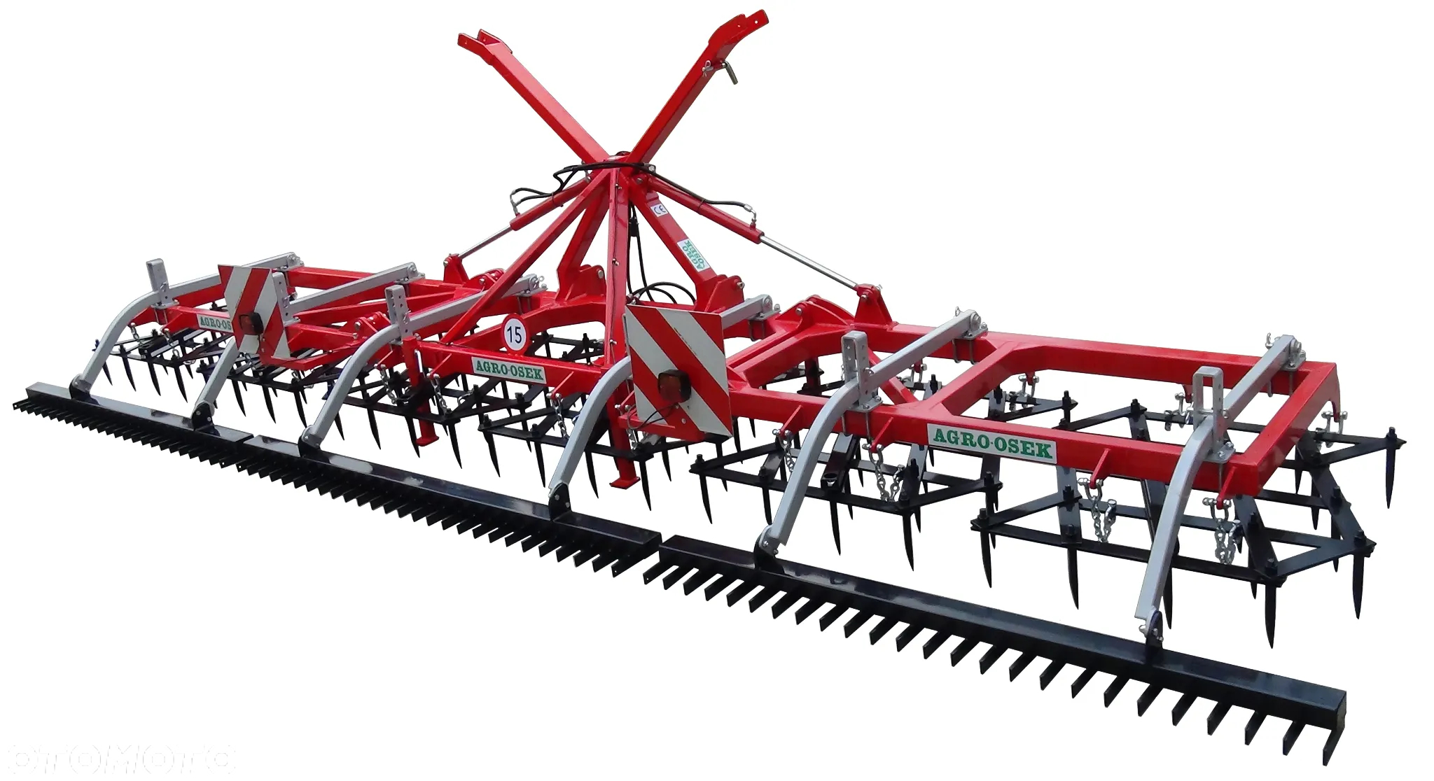 AGRO-OSEK Brony polowe składane hydraulicznie 8,4m z włóką - 3