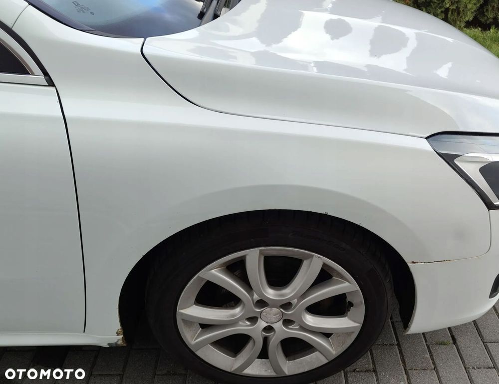 peugeot 508 1 i lift 15-18 błotnik prawy przedni prawy przód biały ewpb - 2