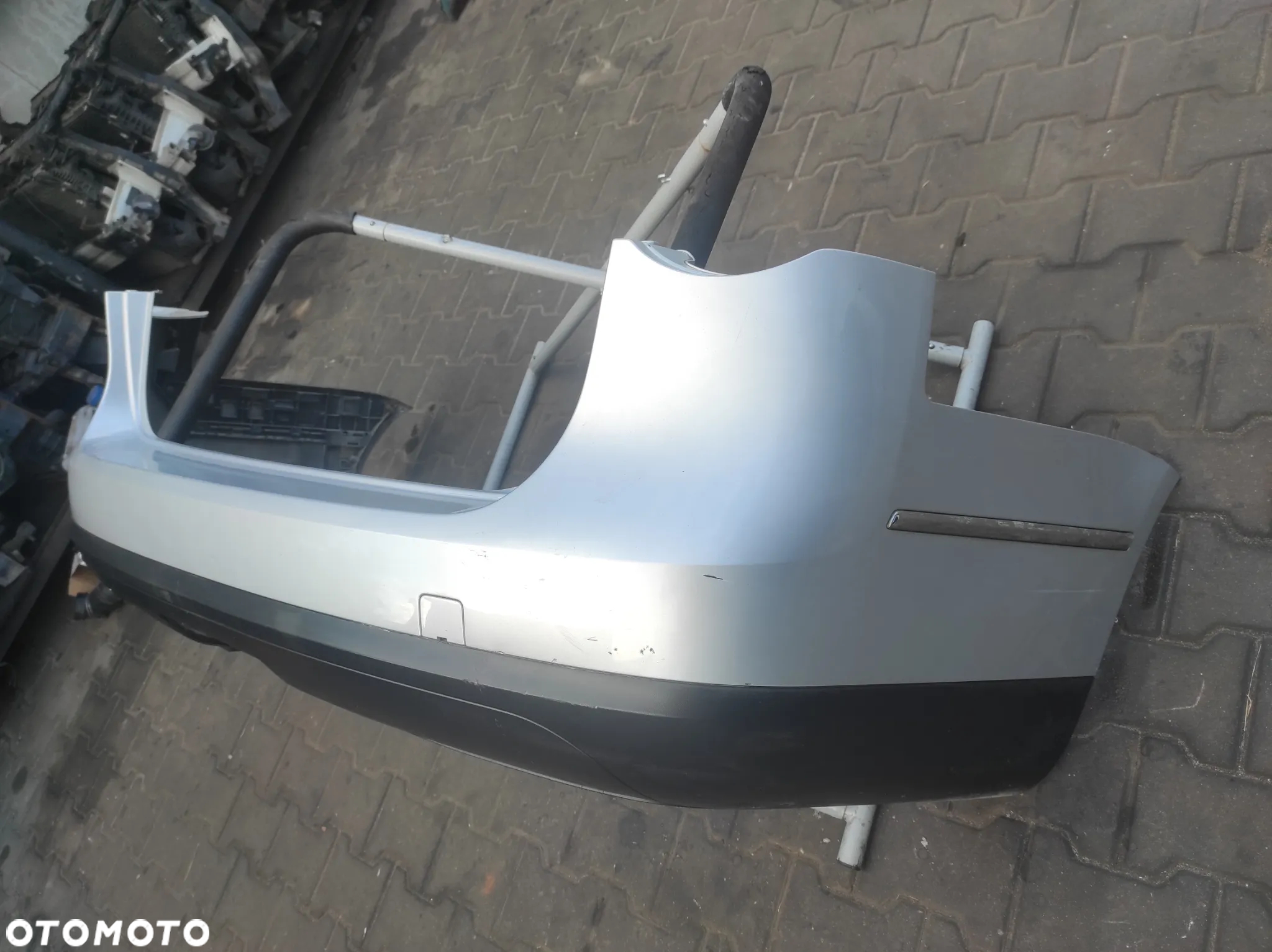 ZDERZAK TYŁ TYLNY VW PASSAT B6 LA7W SREBRNY  KOMBI CHROM POD HAK HOLOWNICZY WYSYŁKA !!!!! - 2
