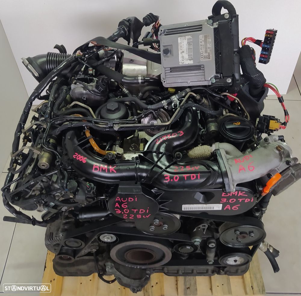 Motor Audi A6 3.0TDI V6 225cv BMK 3.0 TDI quattro caixa automatica ZF 6HP-19 GZW - 1
