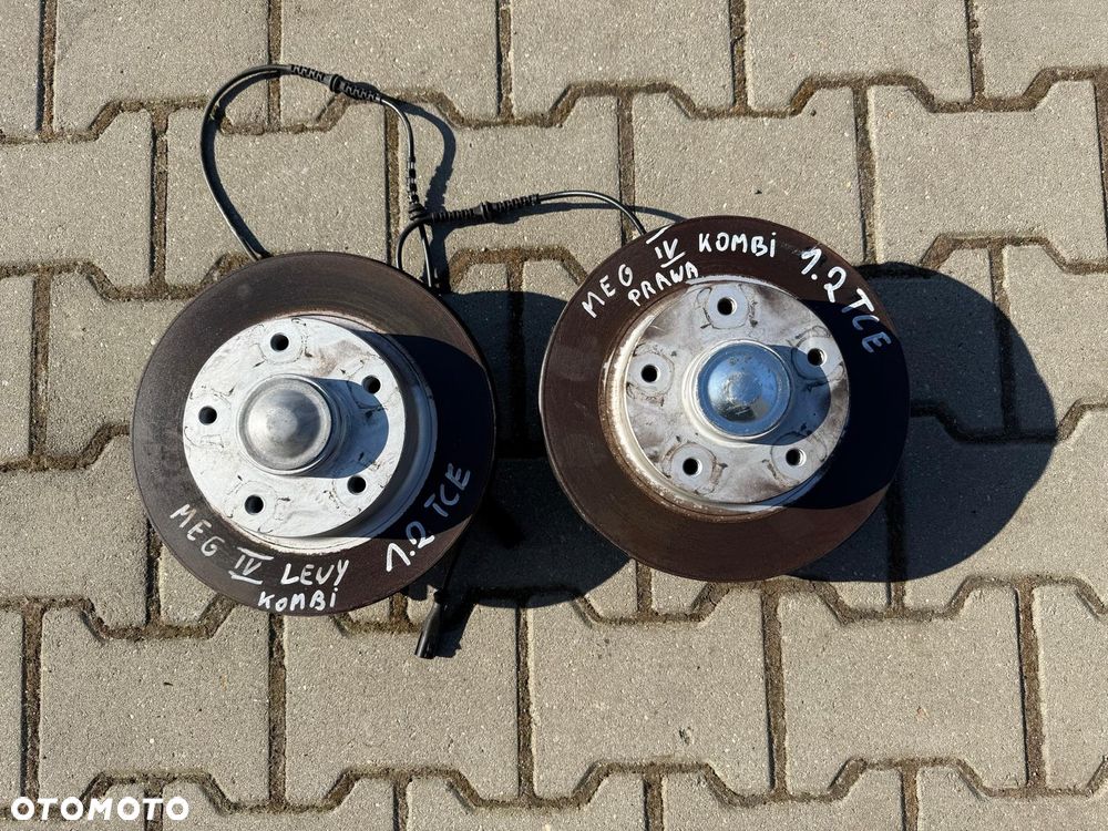 RENAULT MEGANE IV 16-24 PIASTA TARCZE HAMULCOWE ZACISKI TYŁ LEWY PRAWY - 3