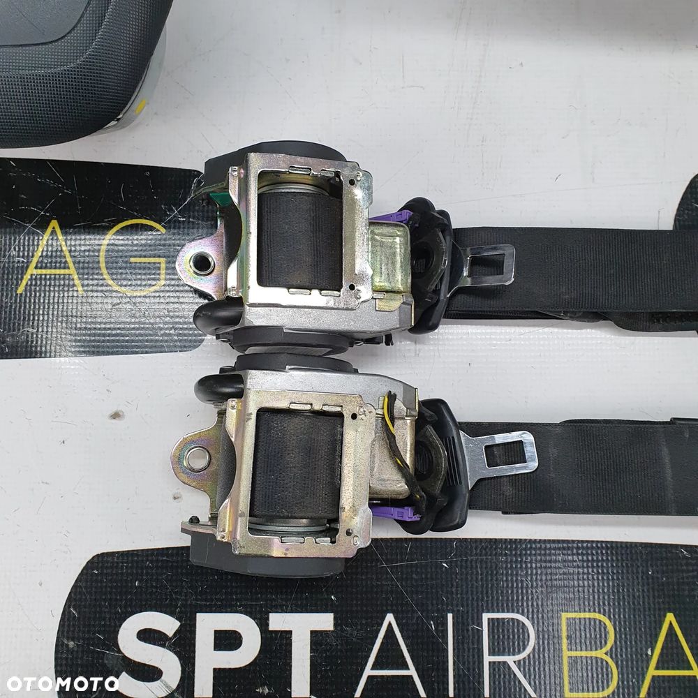 SEAT IBIZA 6J AX2 DESKA ROZDZIELCZA KONSOLA KOKPIT PULPIT PODUSZKI AIRBAG AIR BAG PASY KIT SET - 8