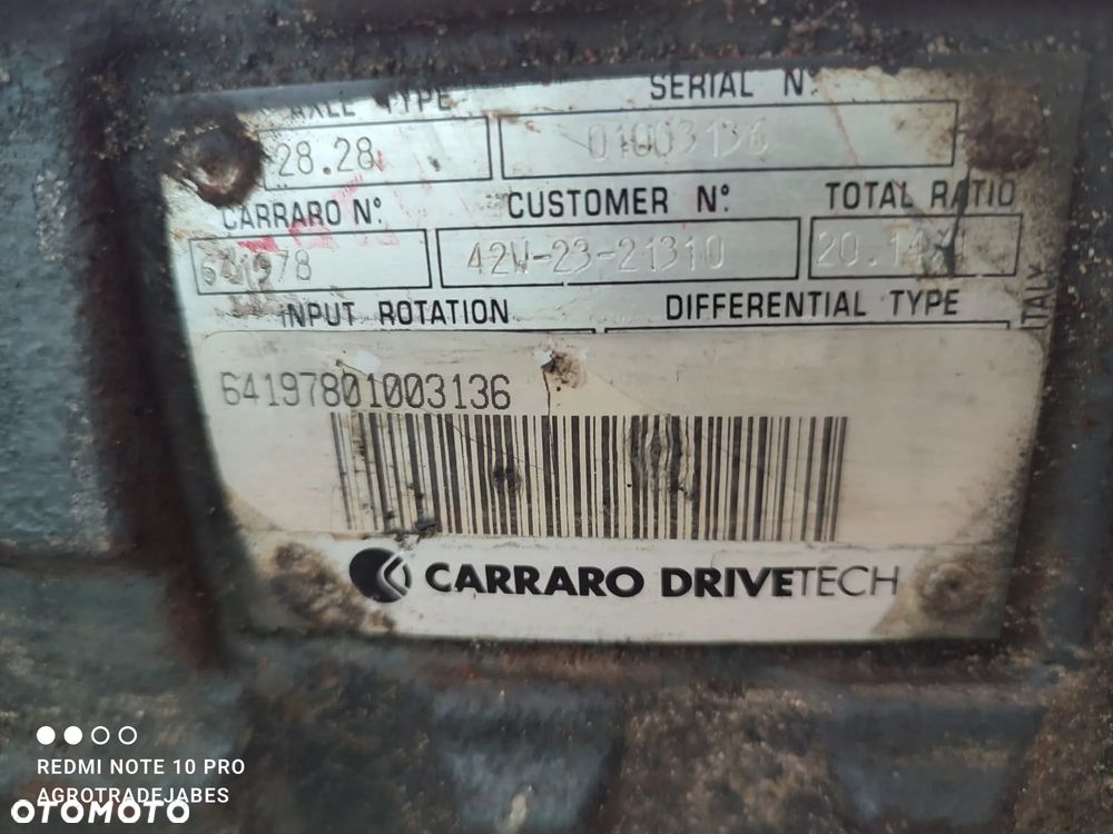 Most napędowy  641978   Komatsu WA100 M6 - 10