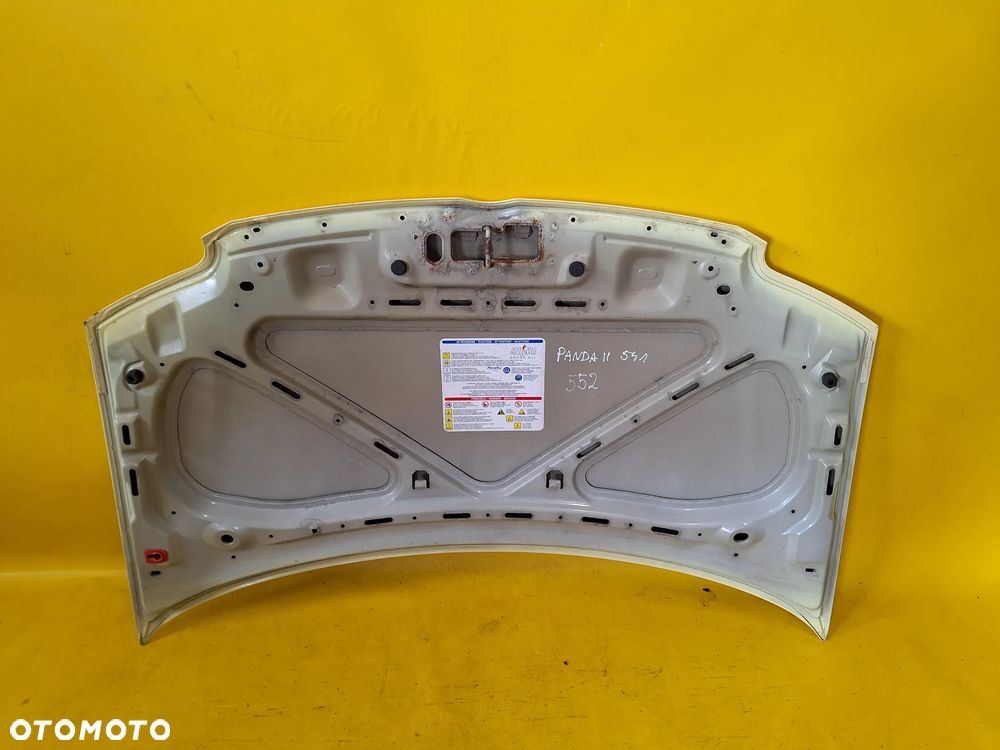 MASKA POKRYWA SILNIKA FIAT PANDA II 06-12 LAK: 541 NR552 - 7