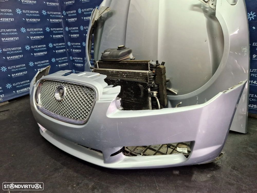 Frente completa usada JAGUAR XF X250 2.7D parachoques guardalamas capot oticas radiadores - 4