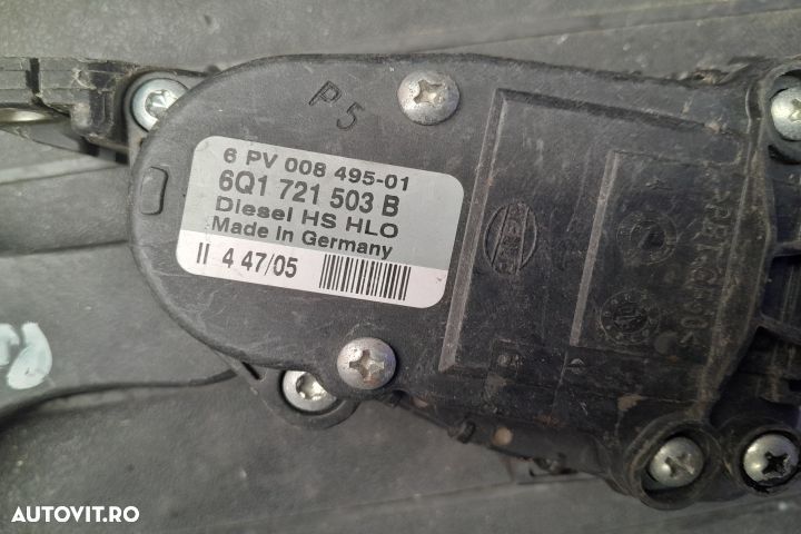 Pedala acceleratie 6Q1721503B 6Q1721503B Volkswagen VW Polo 4 9N [fac - 4