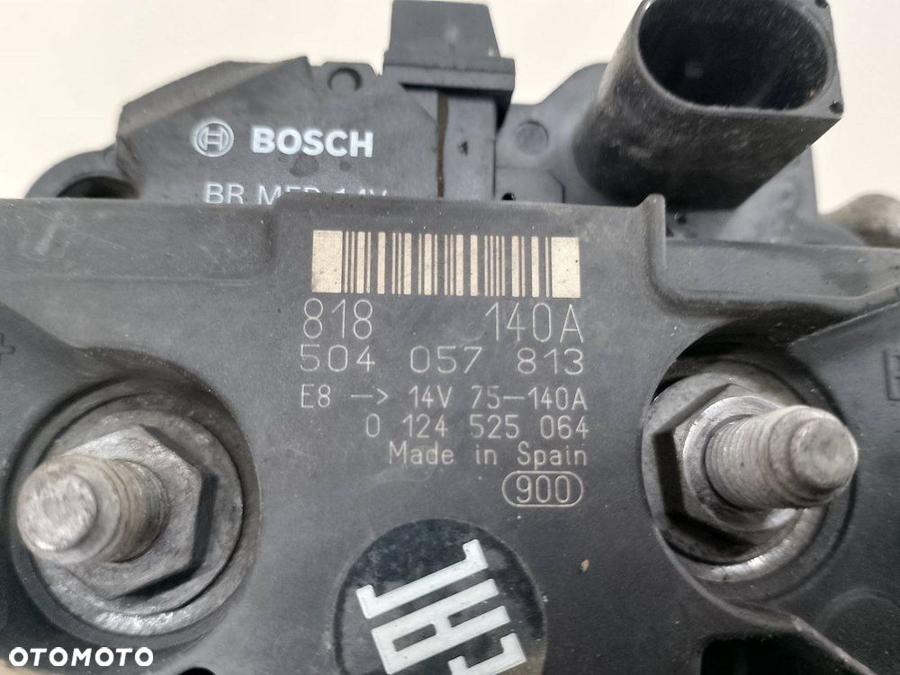 ALTERNATOR PEUGEOT BOXER III 504057813 0124525064 3.0 HDI - 6