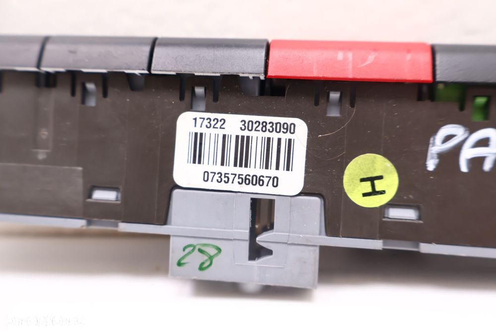 FIAT PANDA III PANEL PRZEŁĄCZNIK ŚWIATEŁ '07357560670 - 4