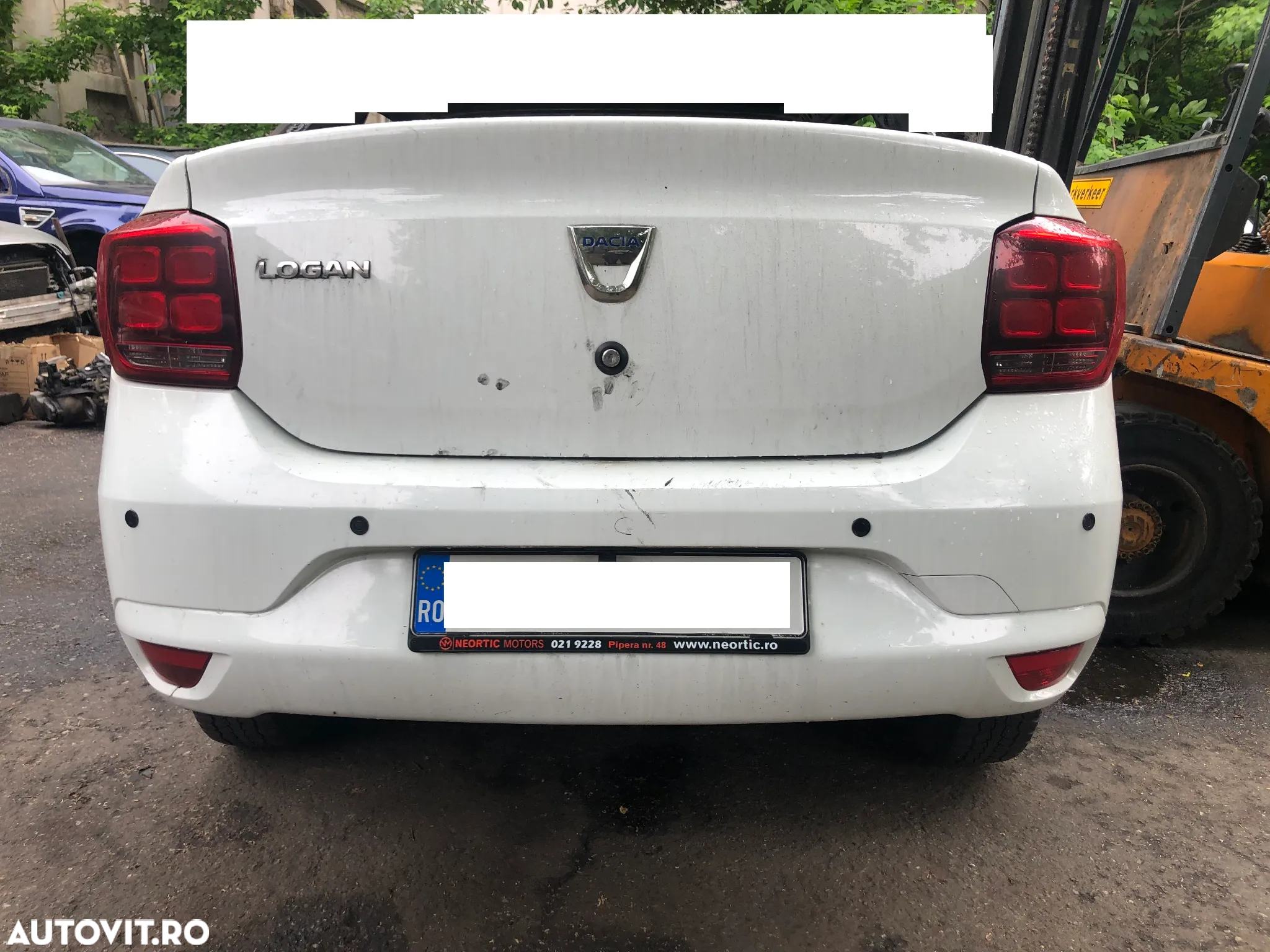 Haion portbagaj Dacia Logan 2 facelift 2019 alb - 6