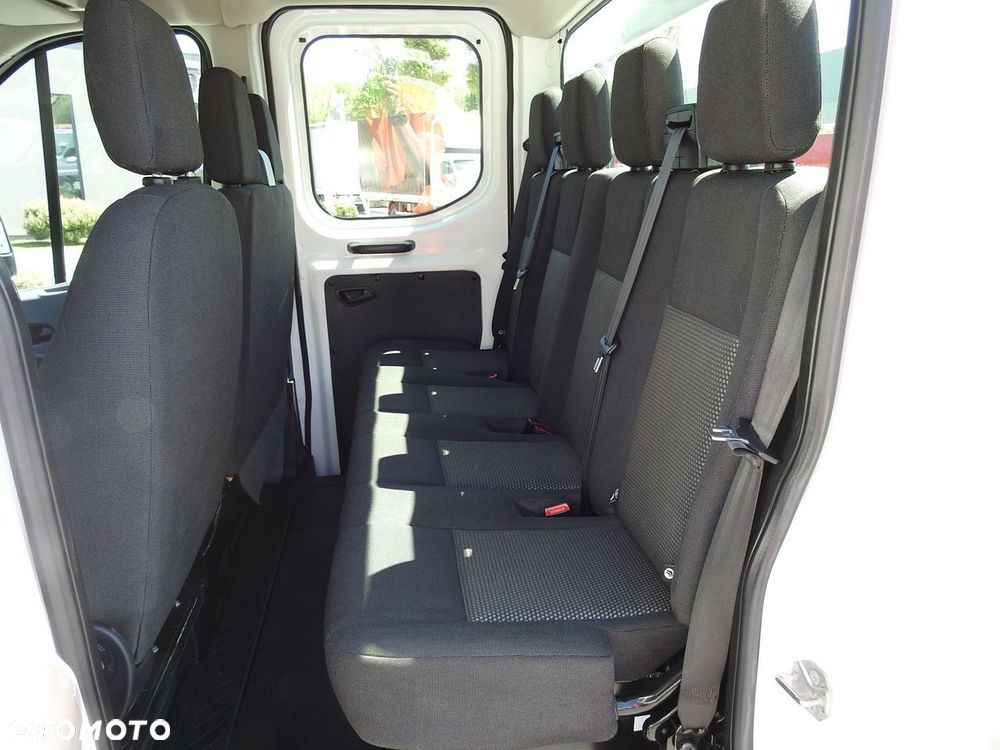 Ford TRANSIT SKRZYNIA PODWÓJNA KABINA DOKA 7 MIEJSC KLIMATYZACJA  130KM - 35