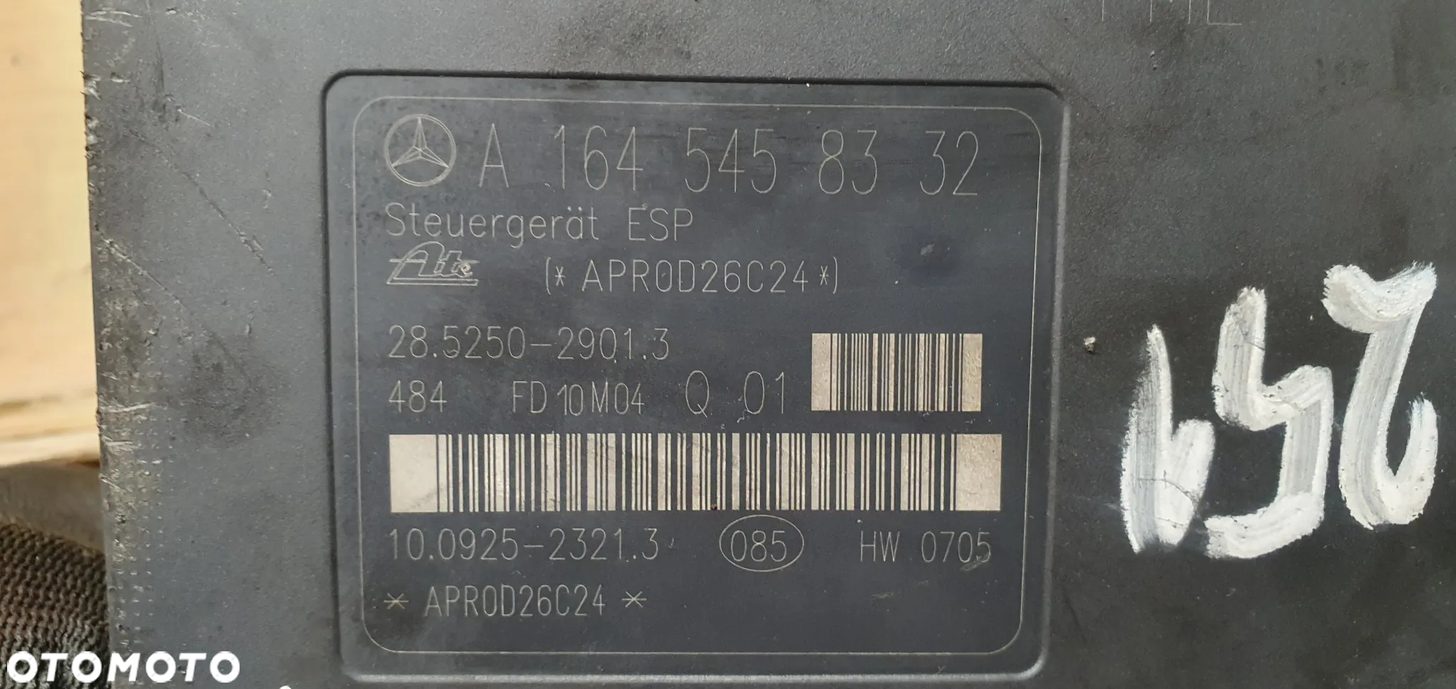 Pompa sterownik ABS ESP Mercedes R-Klasa W251 A1644312912 A1645458332 - 9