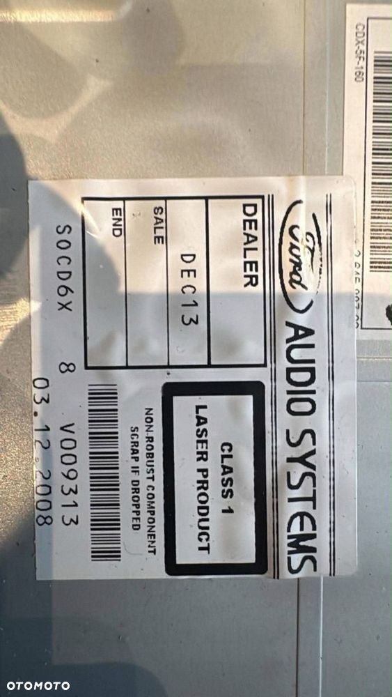 radio sony ford mondeo mk4 przed lift s-max mk1 przed lift - 3