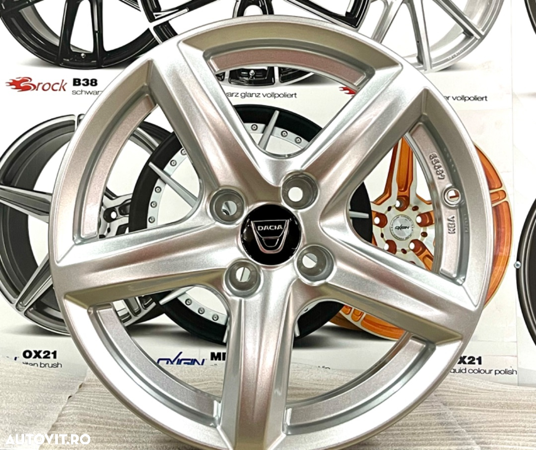 Jante Dacia Logan, Sandero , Doker, Stepway , 16 inch, noi - 3