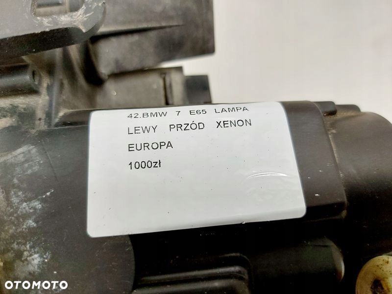 bmw 7 e65 lampa lewy przód lewa przednia reflektor eu xenon ksenon - 6