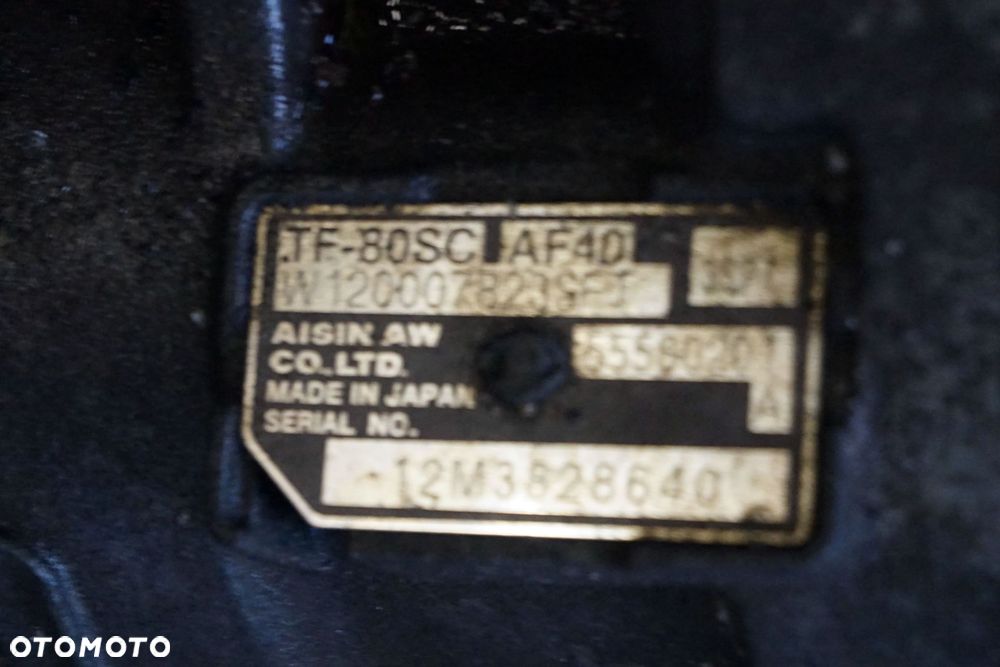 SKRZYNIA BIEGÓW AUTOMATYCZNA INSIGNIA A I 2.0 CDTI 55580201 TF-80SC OPEL 2008-2013 - 8