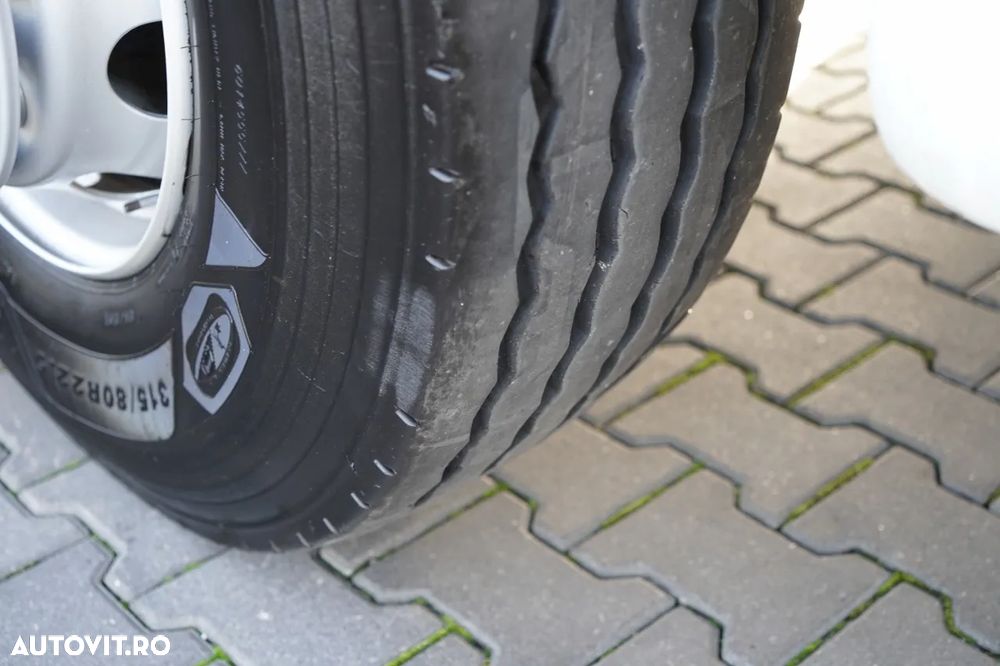 DAF CF 85.410 / 8x4 / BASCULĂ SPATE / CLAPETĂ HIDRAULICĂ / ANVELOPE 100% / MANUALĂ / EURO 6 - 20