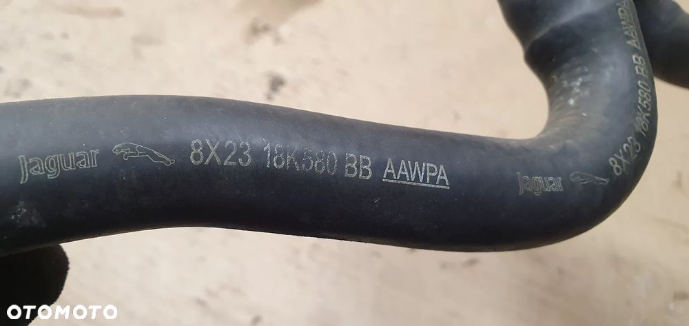 Wąż przewód wąż wody Jaguar XF X250 2.7 TDV6 8X23-18K580-BB 4R83-8C012-A - 7