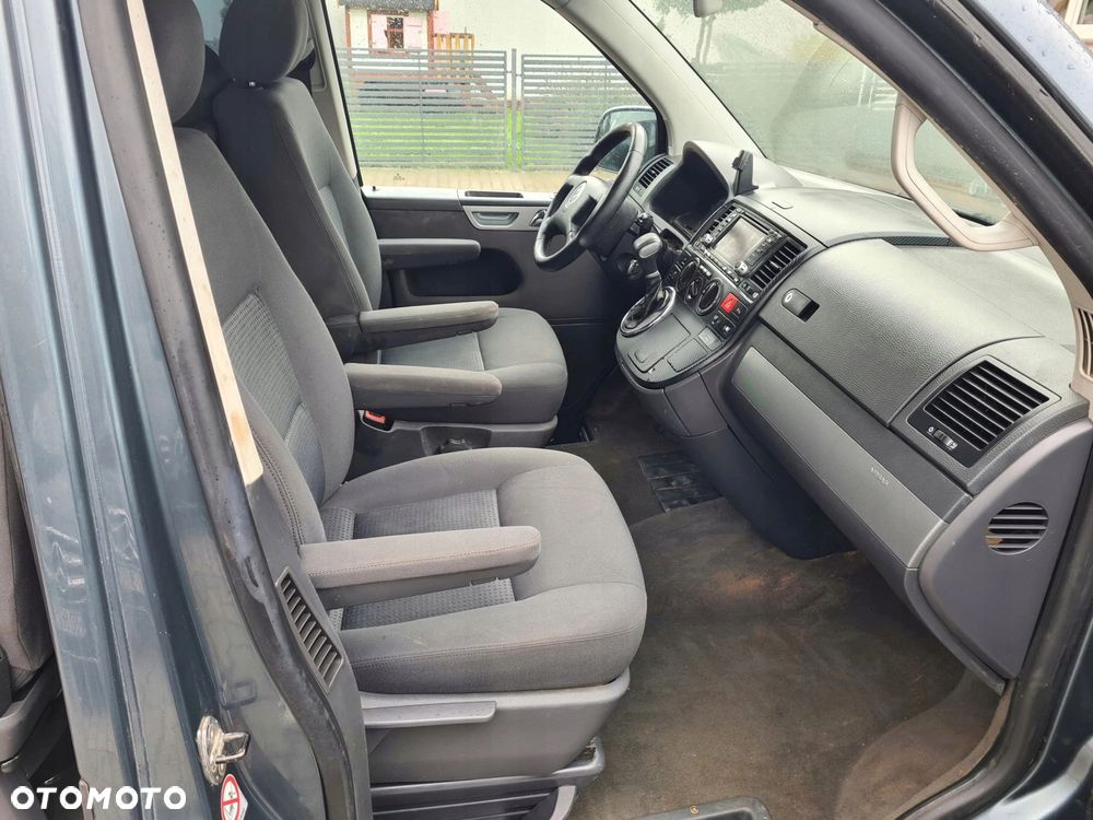 VW T5 MULTIVAN stolik szyny tapicerka wykładzina podsufitka ANTRACYT - 2