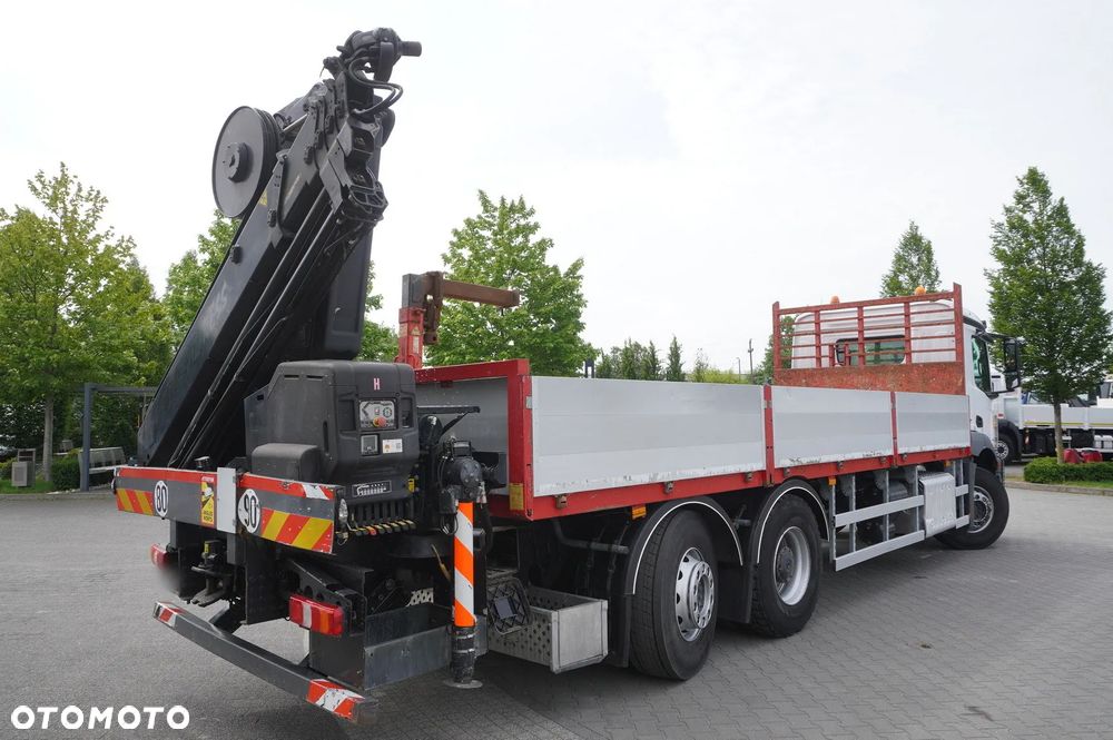 Mercedes-Benz Antos 2540 6x2-4 / HDS HIAB X-HIDUO 188 ES-4 / Rotator / pilot / Platforma 17 EPAL / 3. oś skrętna_256031 - 8