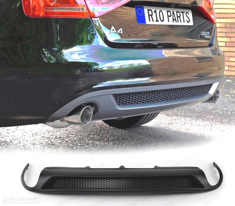 DIFUSOR AUDI A4 B8 07-11 LOOK RS - 1